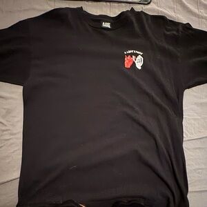 Black Zumiez “A Lost Cause” Red and White Pinky